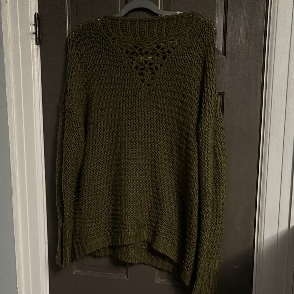Easel Olive Knit Sweater